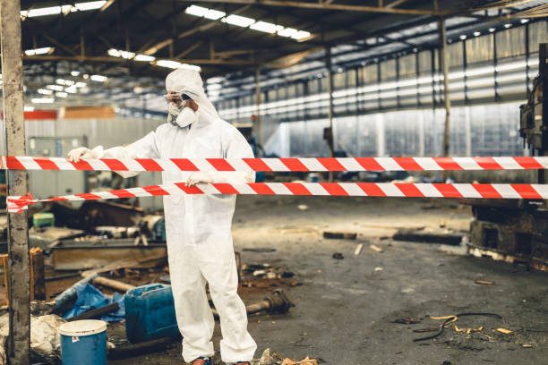 Professional Odor Removal technician working in North Palm Springs, CA